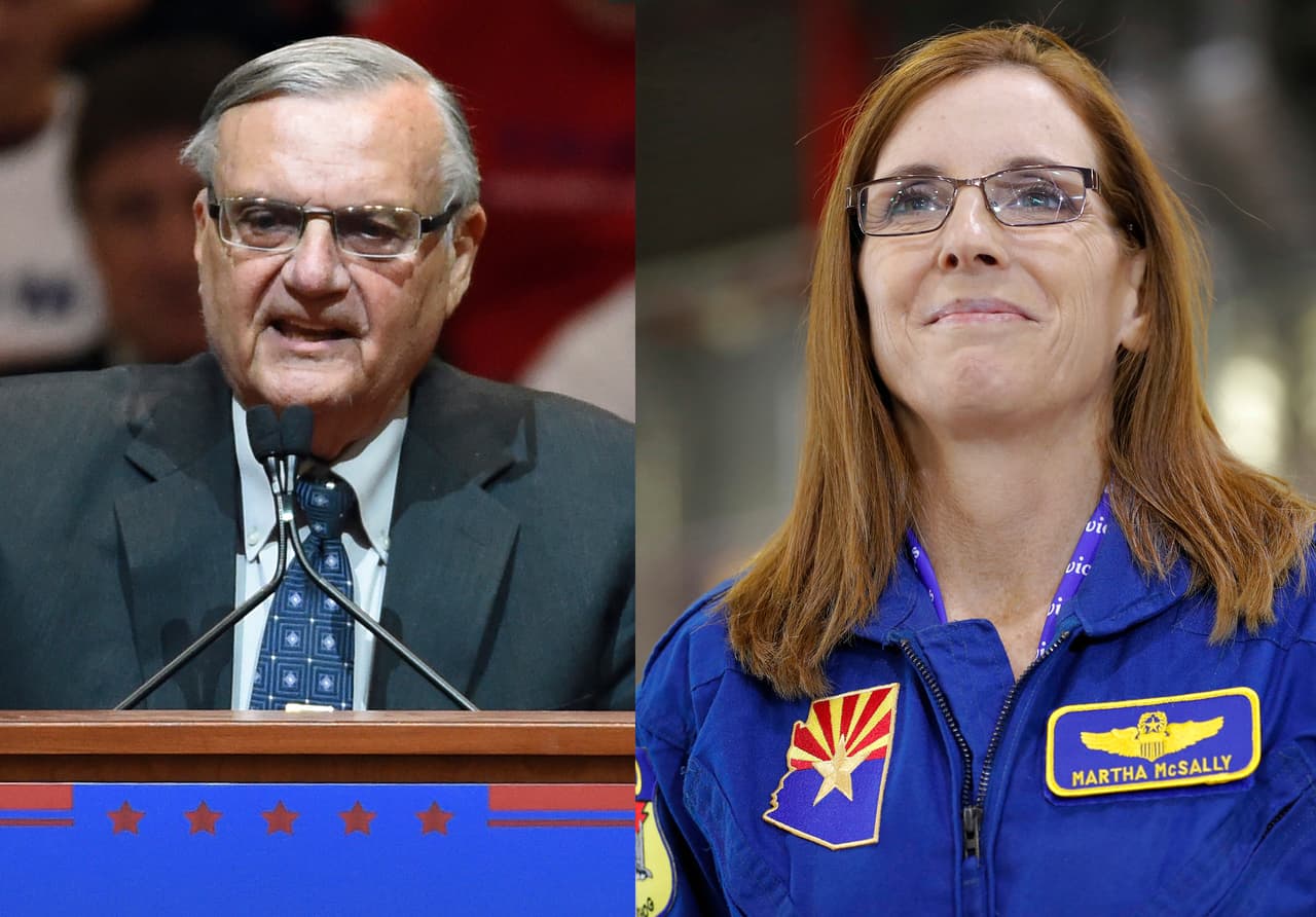 Joe Arpaio tendrá que pelear contra la primera mujer piloto de combate en EEUU