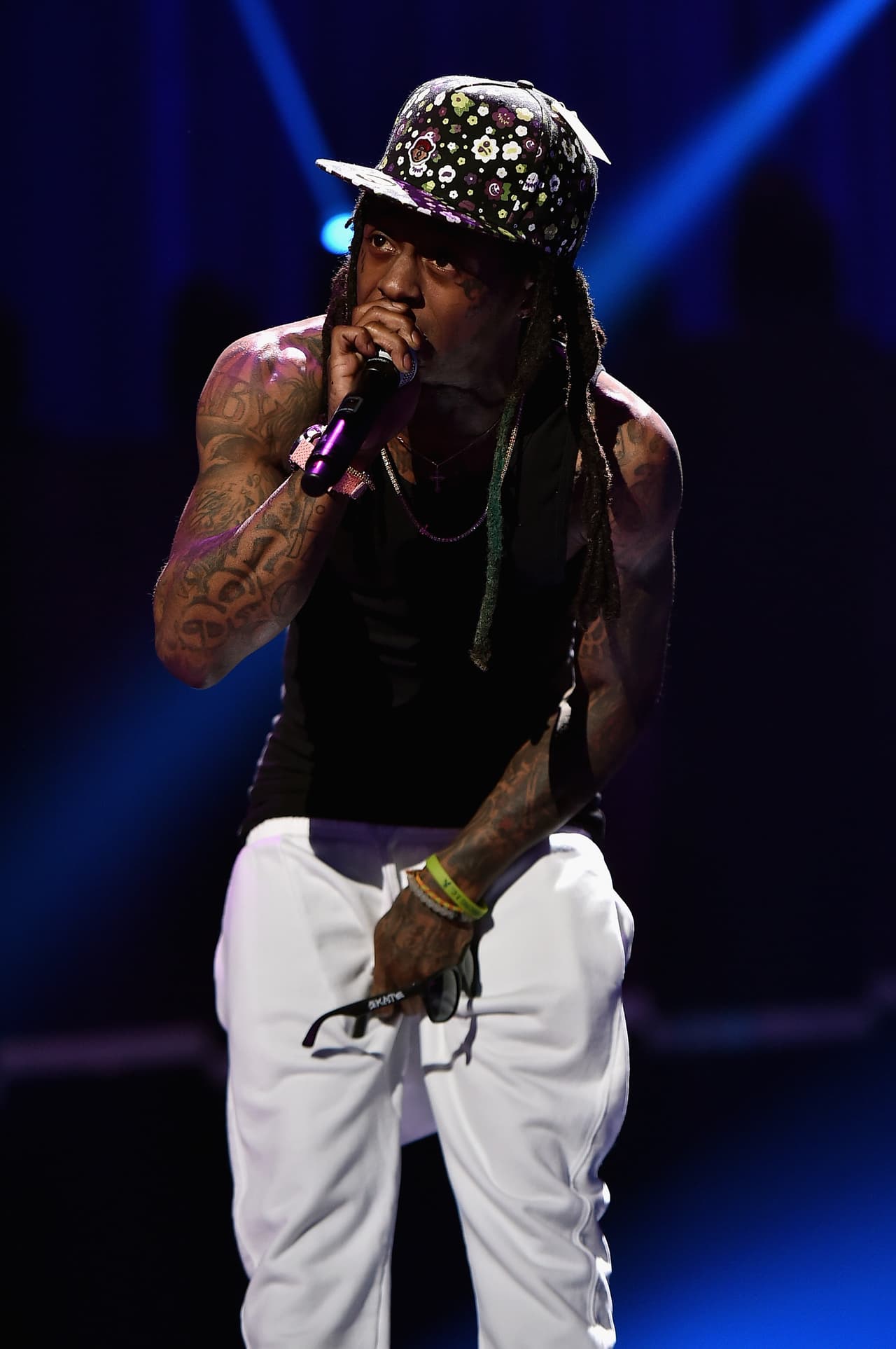 El cantante enloqueció a sus fanáticos durante el show.