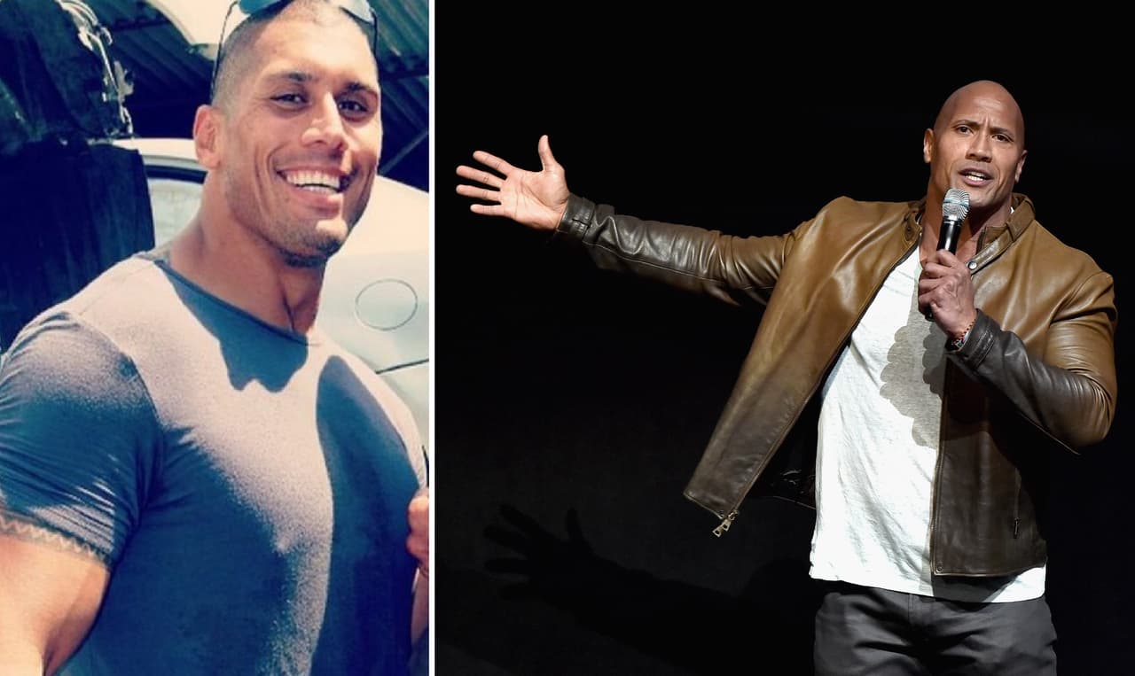 Son como dos rocas: te presentamos a Tanoai Reed el primo idéntico de Dwayne Johnson, que ha sido su doble en diferentes películas