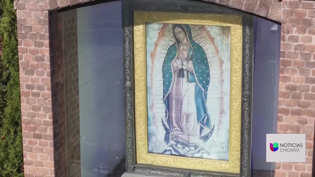 Réplica digital de la Guadalupana en el Cerrito Tepeyac