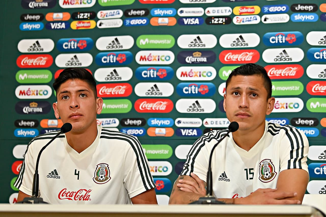 Los integrantes de México tuvieron su primera aparición ante los medios de comunicación en Argentina antes del primero de los dos amistosos que vivirán las selecciones de ambos países.