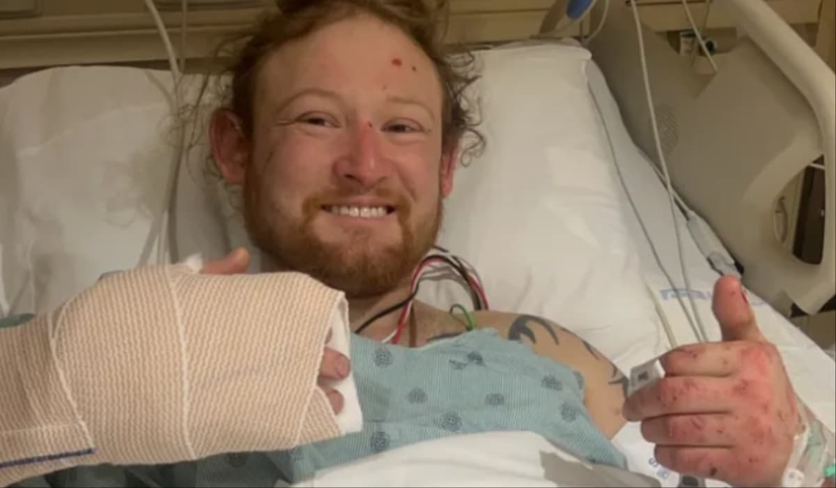 Matthew Reum permaneció durante 6 días atrapado en un camión en Indiana.