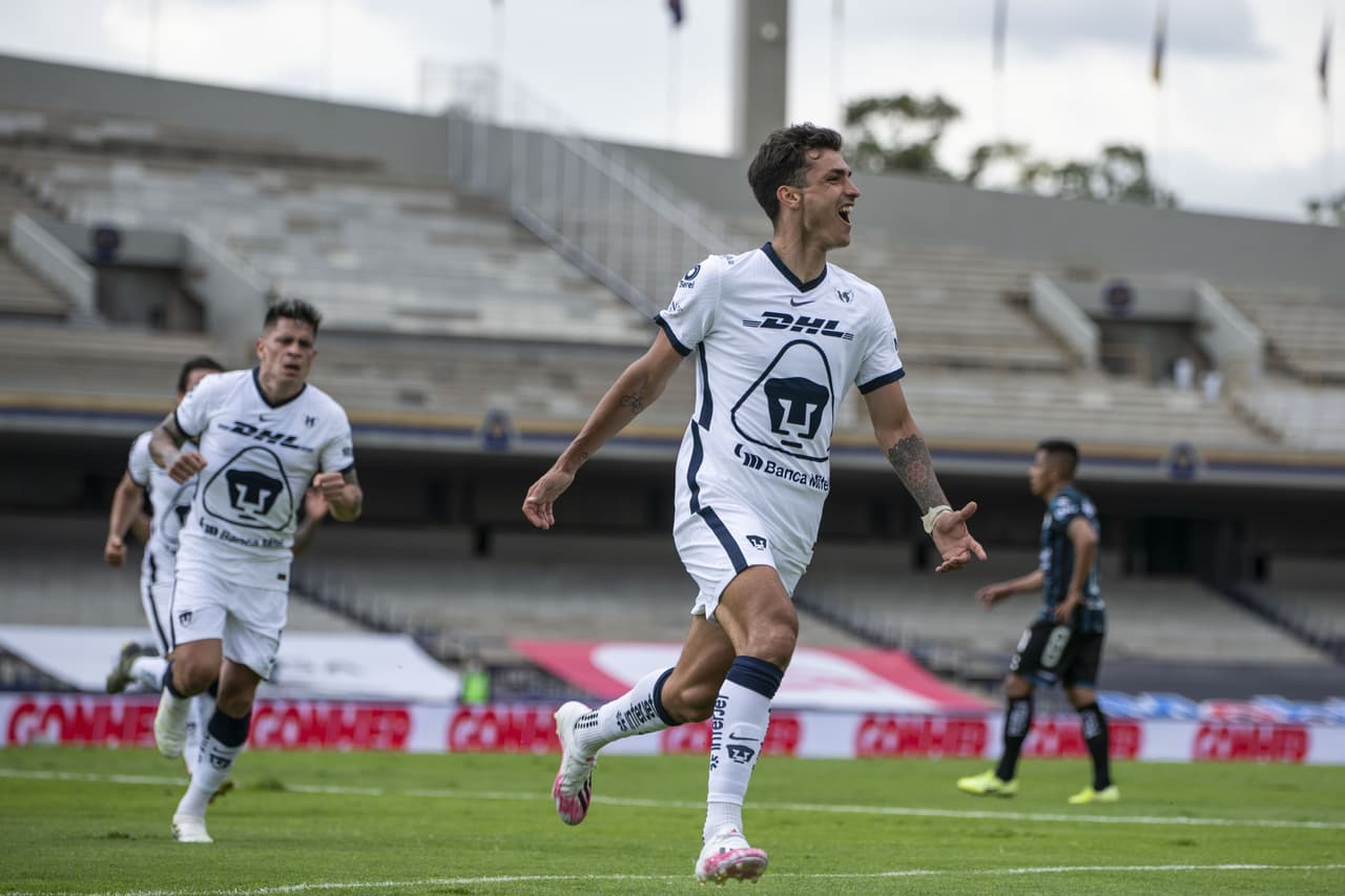 Los Pumas sumaron sus primeros puntos en el Guard1anes 2020 de la Liga MX | En un duelo plagado de errores, los universitarios derrotaron 3-2 a los Gallos de Querétaro.