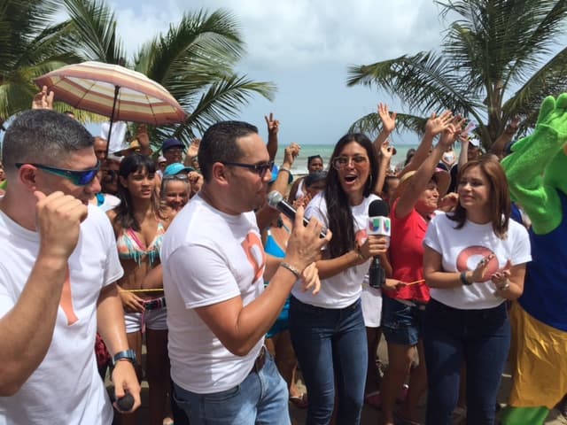 Univision Puerto Rico llevó la fiesta a Punta Santiago y Tropical Beach.