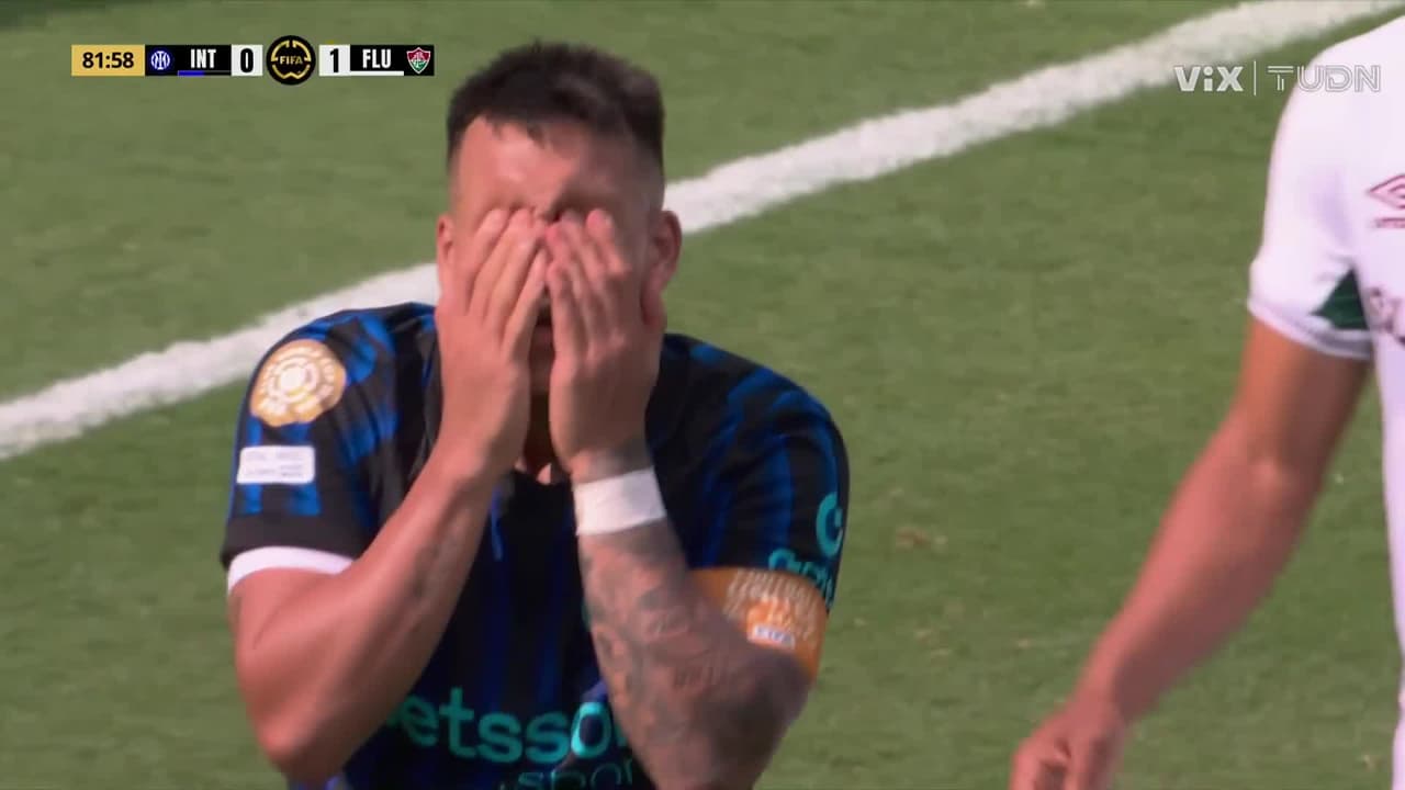 ¡Se le niega el gol al Inter! Lautaro la estrella en el poste