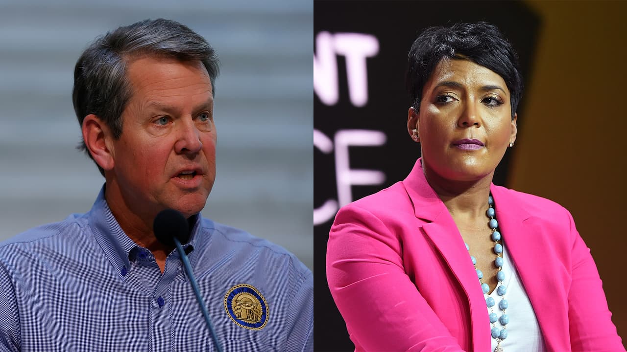 El gobernador de Georgia demanda a la alcaldesa de Atlanta por orden del uso obligatorio de tapabocas