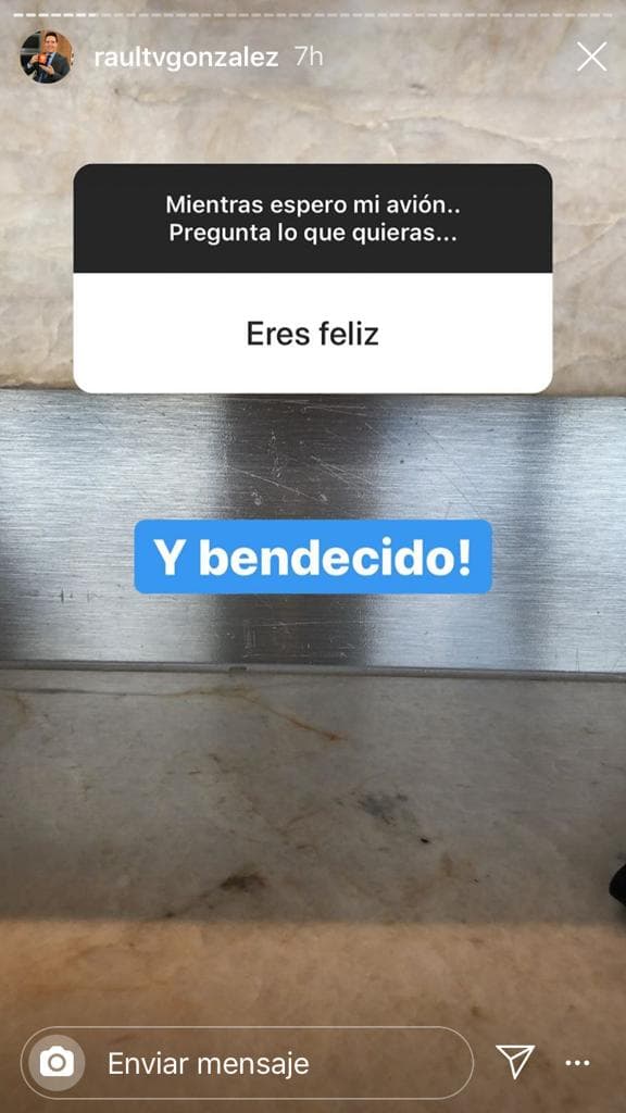 Algunos de los seguidores del conductor venezolano afirmaron que lo ven feliz y él agregó que también se siente bendecido.