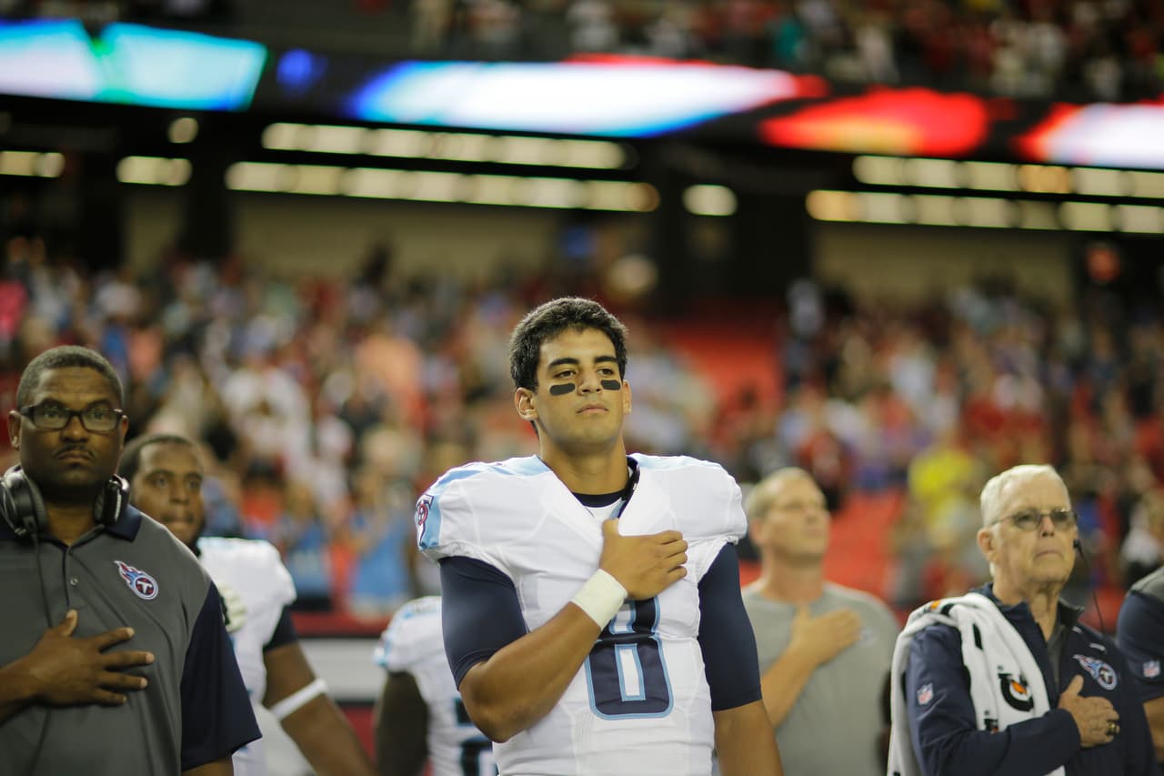 Marcus Mariota perdió en su debut con los Titans