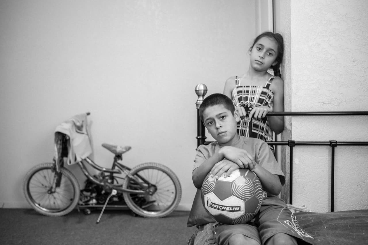 Luis, de 11 años, desea poder trabajar para alimentar a su familia.