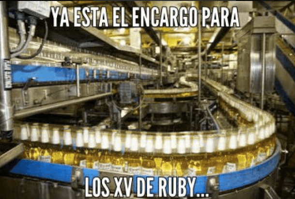 Uy, si fuera por los memes, habría un mar de cerveza en los XV de Rubí.