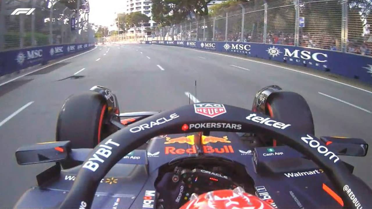 ¿Godzilla Jr? La curiosa interrupción en las prácticas de F1 en Singapur