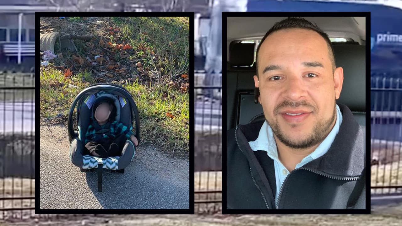 “Me dieron ganas de llorar”: conductor de Amazon encuentra a un bebé abandonado en una vía de Houston