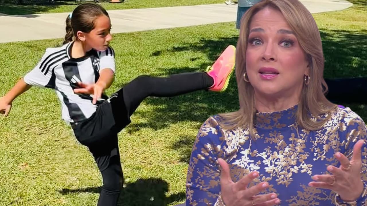 Adamari López recuerda cómo intentaba apoyar a su hija Alaïa en los juegos de fútbol