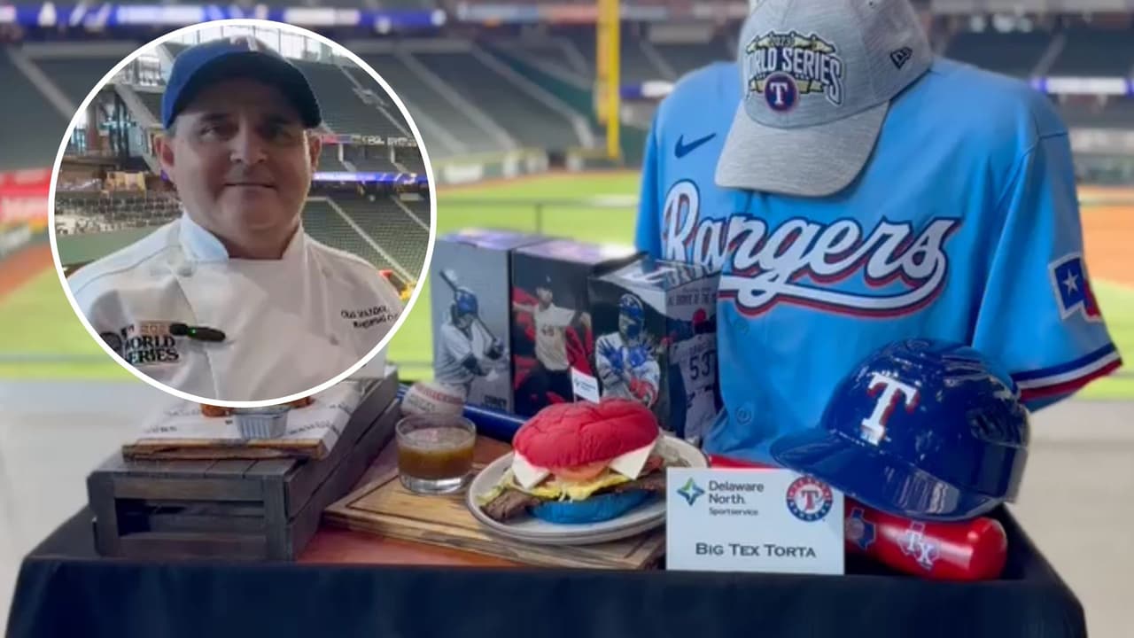 El chef mexicano Cris Vázquez nos comparte cuáles son los platillos especiales en el estadio Globe Life Field de los Texas Rangers para los partidos contra los Arizona Diamondbacks en la Serie Mundial de Béisbol.