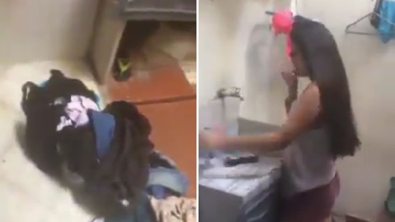 Padre obliga a su hija a lavarle la ropa por perder el año escolar por segunda vez