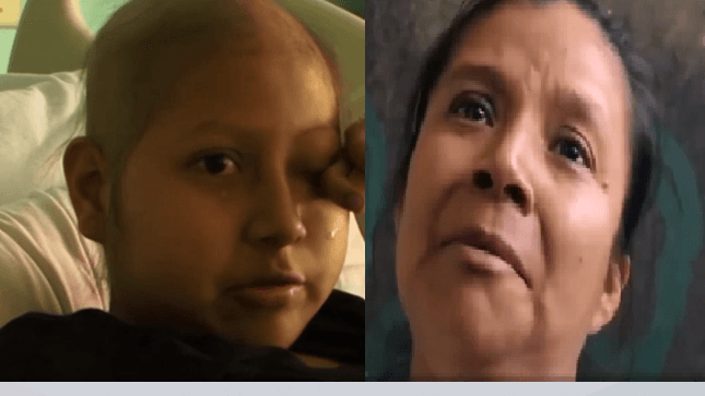 Madre e hija añoran el día en que podrán verse.