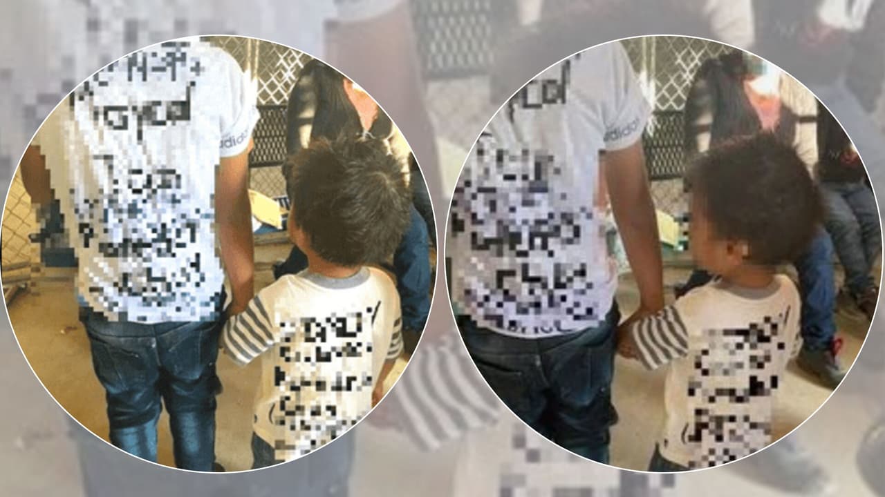 Abandonan a dos hermanos guatemaltecos en la frontera de Texas con sus nombres escritos en sus camisetas