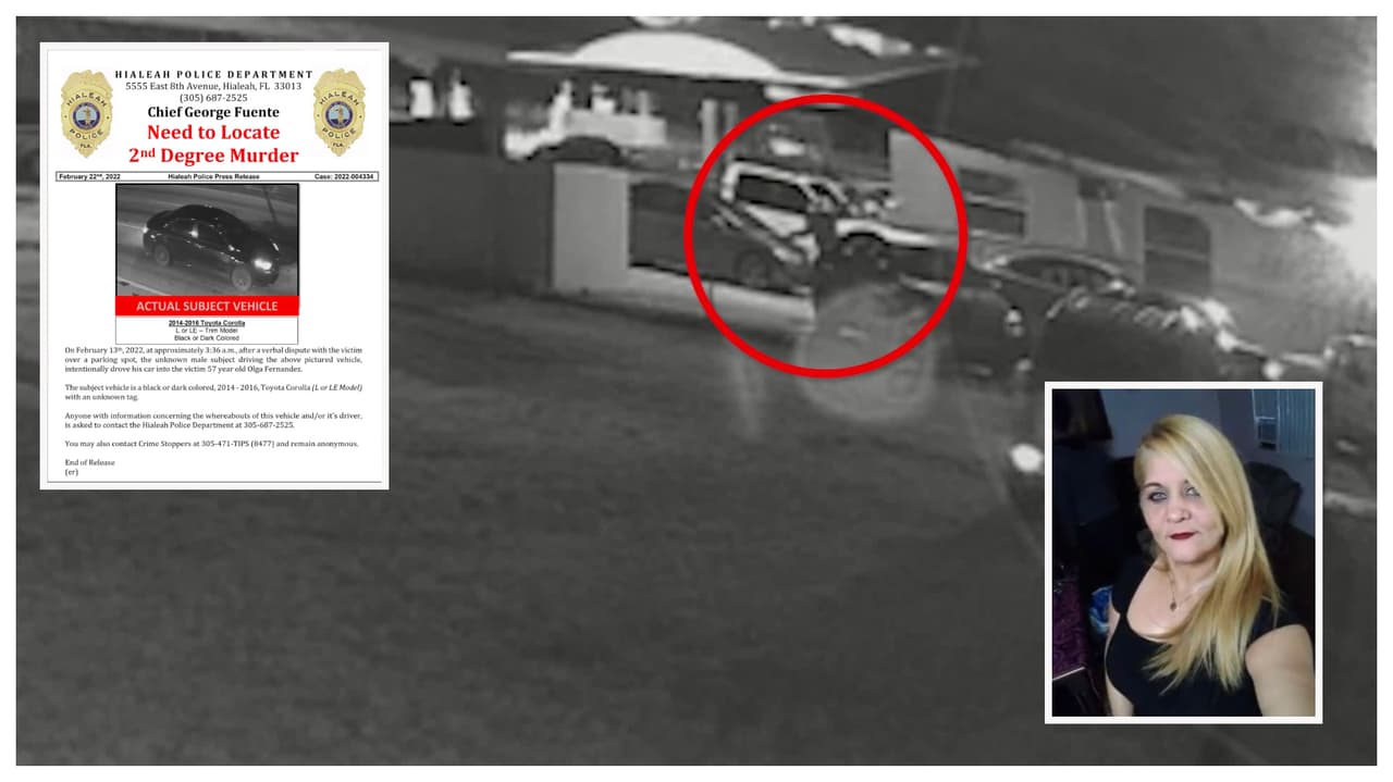 Buscan a conductor que atropelló mortalmente a una mujer en Hialeah tras una discusión