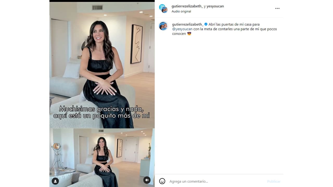 La intérprete de 45 años abrió las puertas de su hogar.