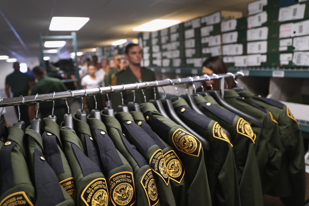 Uniformes de los nuevos agentes de la Patrulla Fronteriza