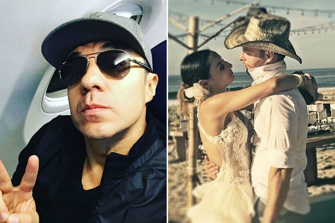 Adrián y Marimar fueron novios en 2013 y estuvieron juntos por tres años. El comediante dio de qué hablar en la boda de la actriz con Luis Ernesto Franco tras publicar en su cuenta de Twitter: “Cuando creas haber encontrado al amor de tu vida, cuídalo y no lo dejes ir. Después ya será demasiado tarde”.