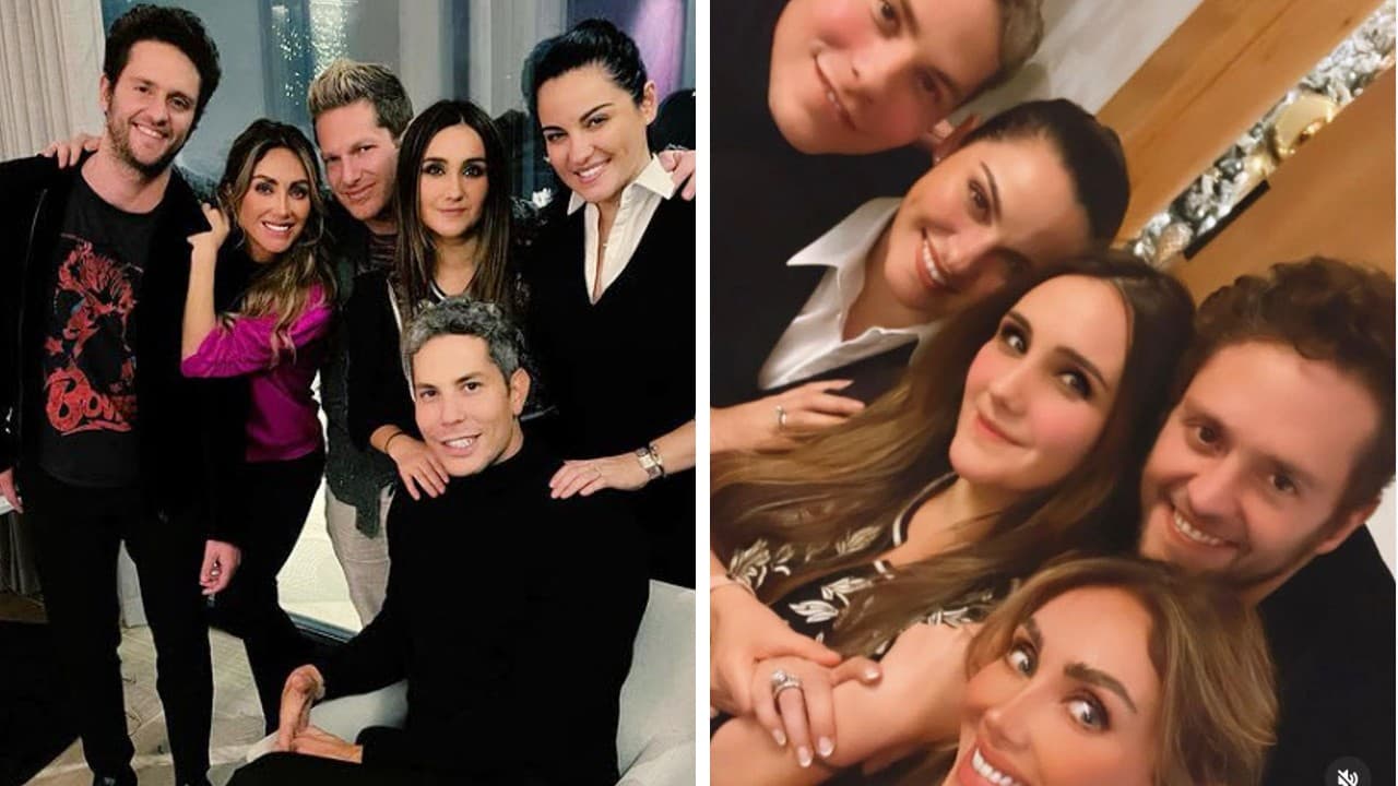 Los integrantes de RBD se reunieron en casa de Anahí el 20 de noviembre de 2022.