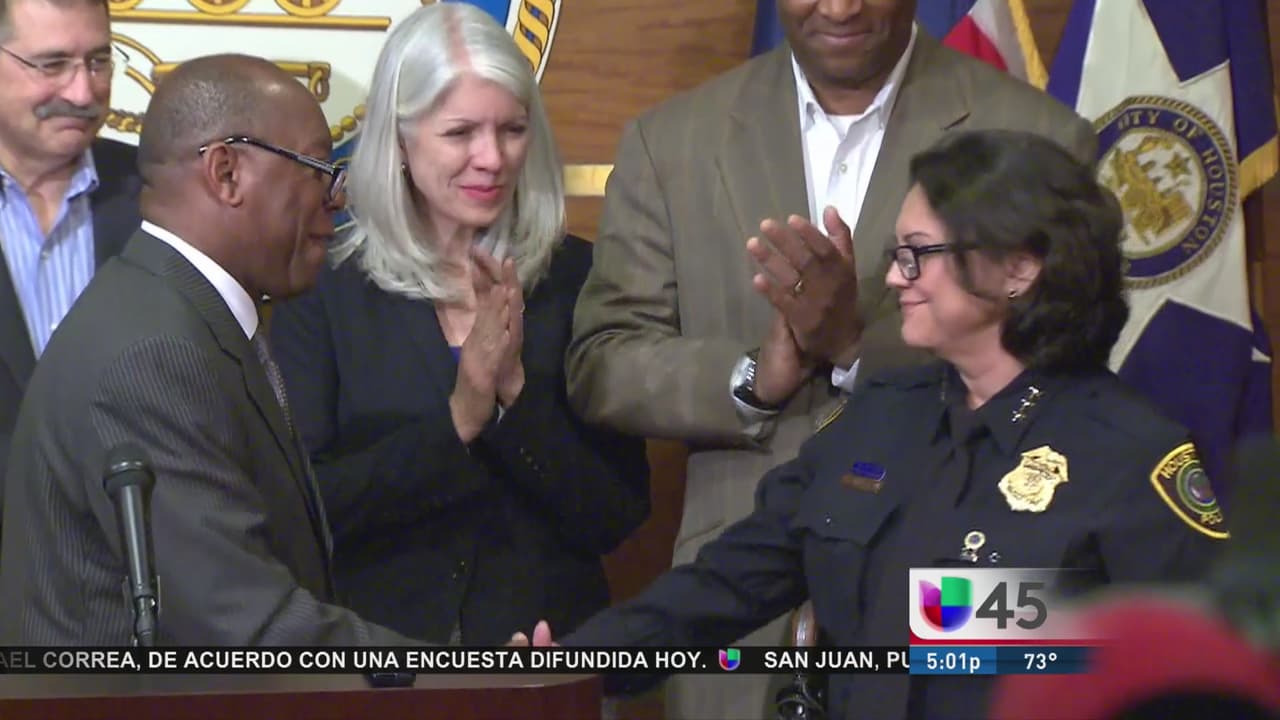 Inmigrante latina, nueva Jefe del Departamento de Policía de Houston
