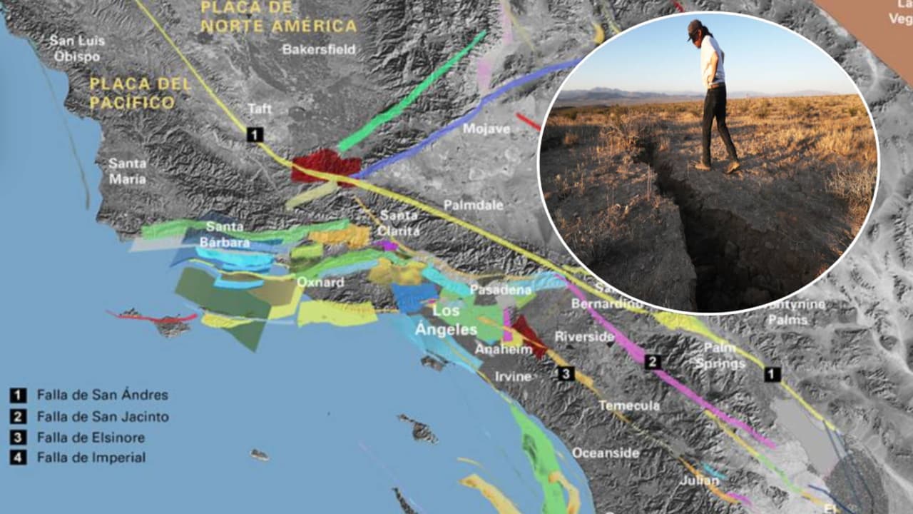 La Oficina de Emergencia de California recorre las zonas de mayor riesgo de terremotos en el estado para recordar que dos puntos claves:
<br>
<b>- Los sismos no se pueden predecir </b>
<br>
<b>- Casi todo el territorio del estado está sobre fallas geológicas en constantes movimiento.</b>
