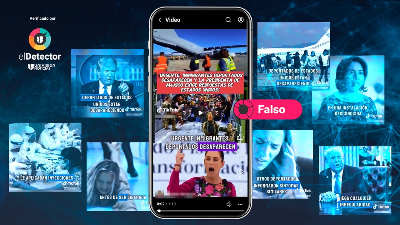 Es falso que la presidenta de México exigió una explicación a EEUU sobre la supuesta desaparición de migrantes deportados