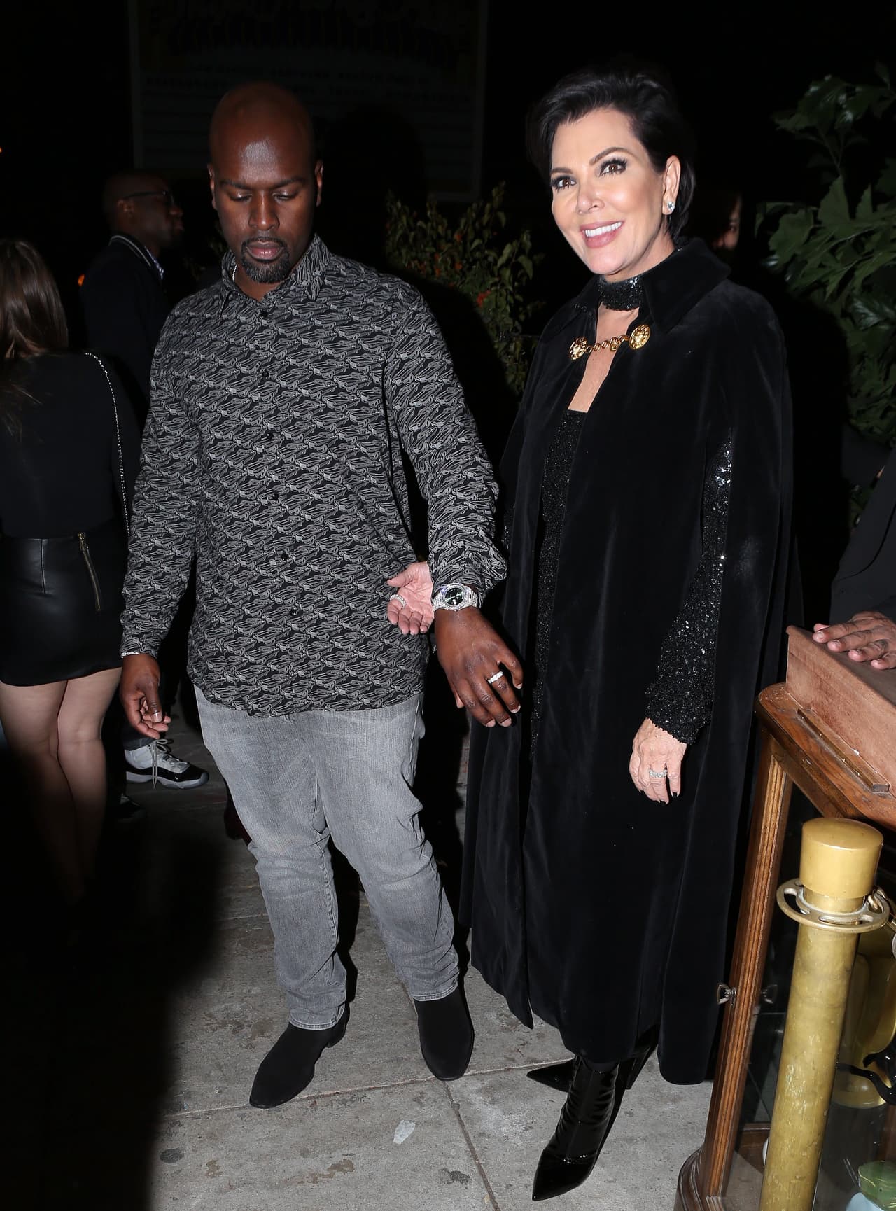 Corey Gamble y Kris Jenner.