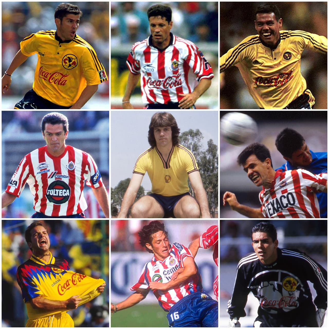 Jugadores que han vestido las camisetas de Chivas y América