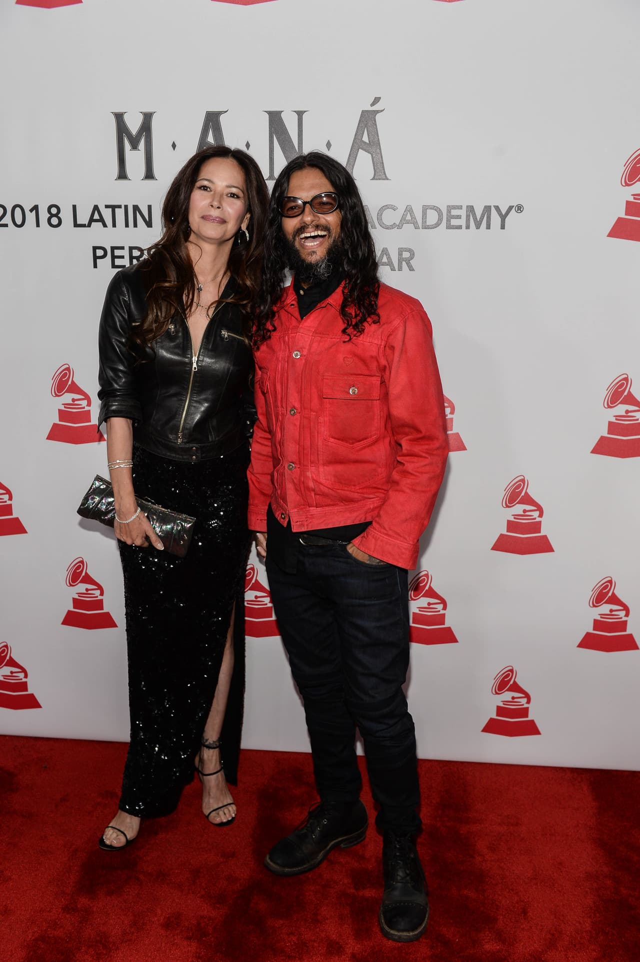 Robi Draco Rosa y su esposa Ángela Alvarado.