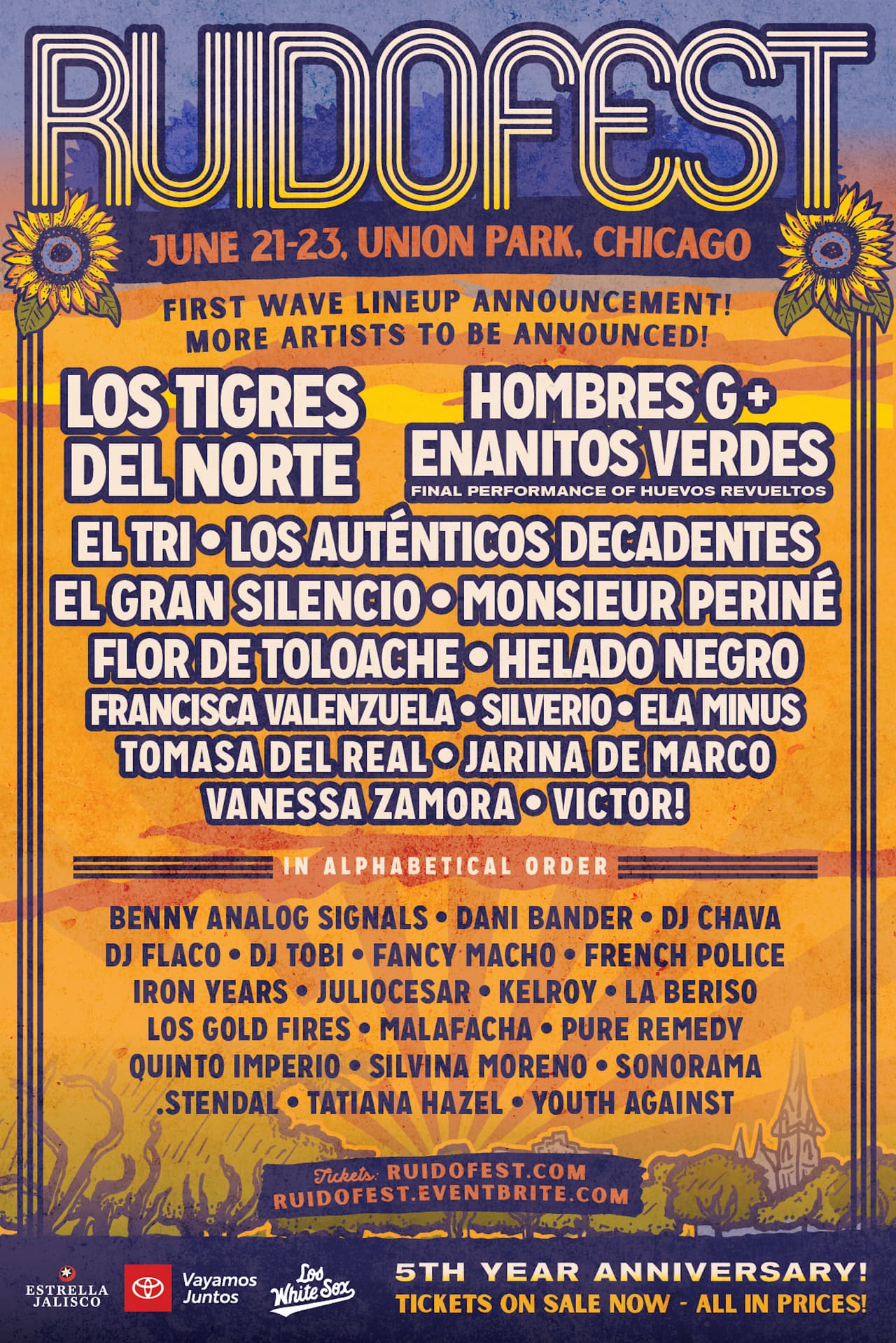 Lineup de Ruido Fest.