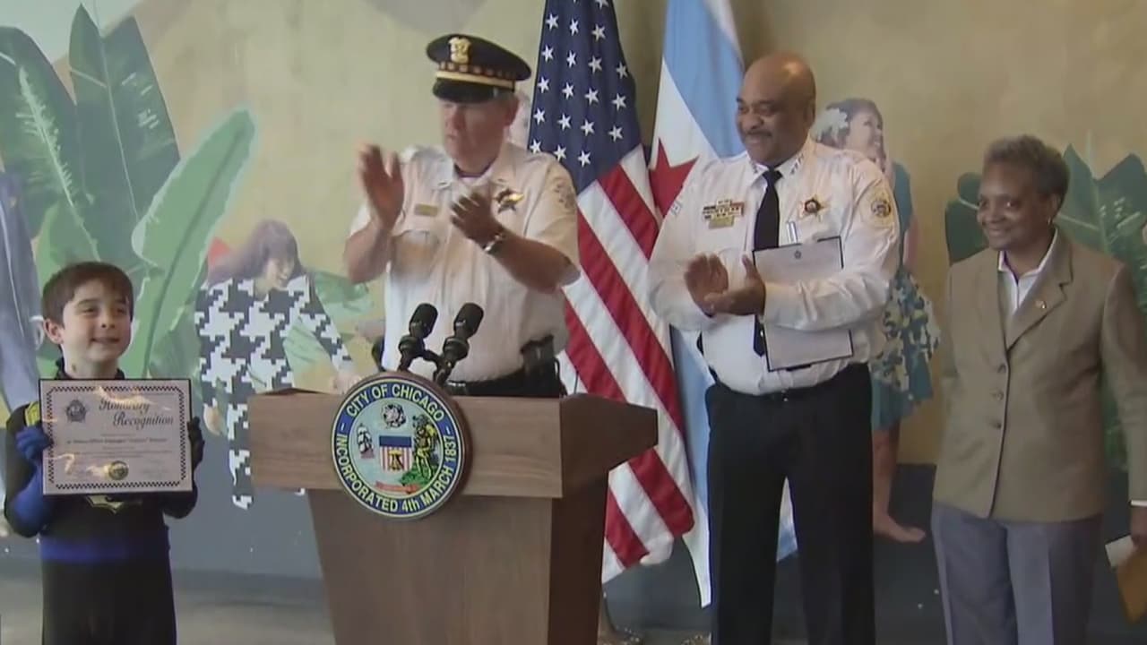 Él es 'Galacto', un superhéroe de 6 años de Chicago que lucha por la justicia