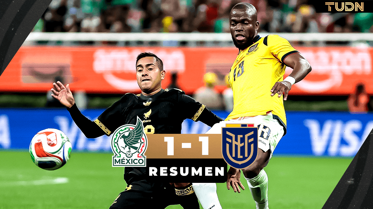Resumen | Berterame se estrena como goleador, pero México no puede vencer a Ecuador