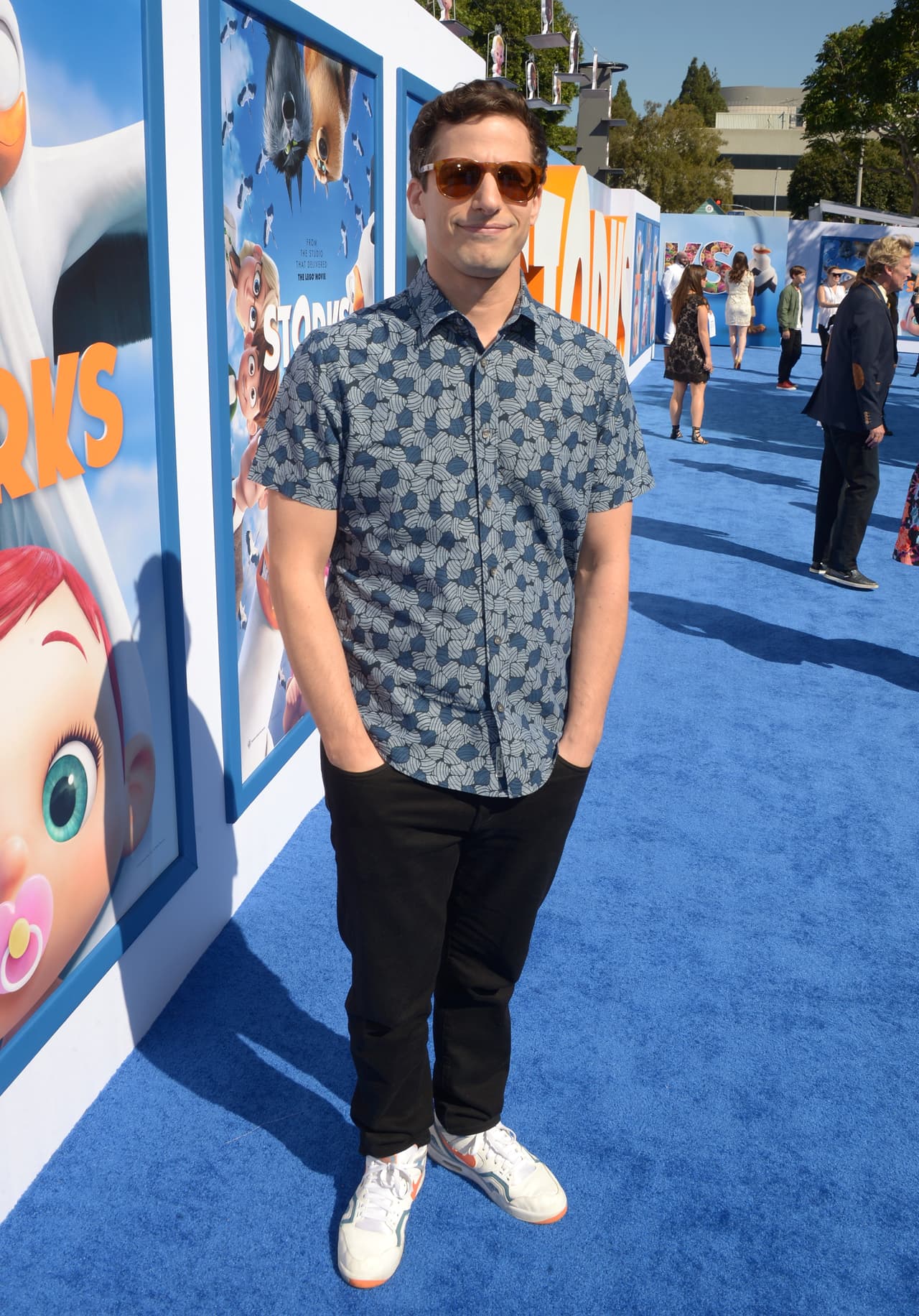 Andy Samberg en el estreno.