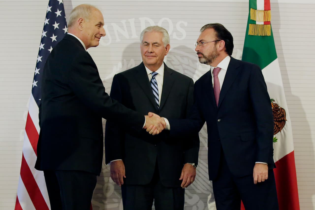 La visita de Tillerson y Kelly: la postura de México no está funcionando