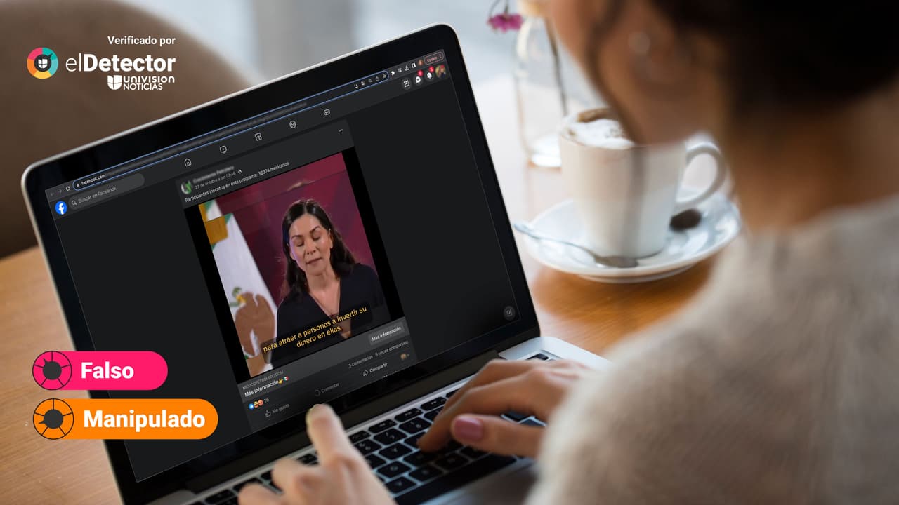 La encargada de desmentir las noticias falsas en las conferencias mañaneras de AMLO no promovió ese programa de inversiones