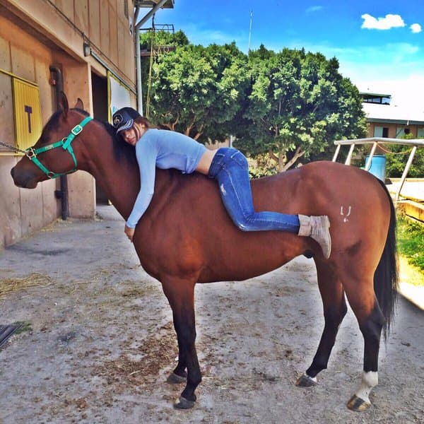 Y también el gusto por los caballos.