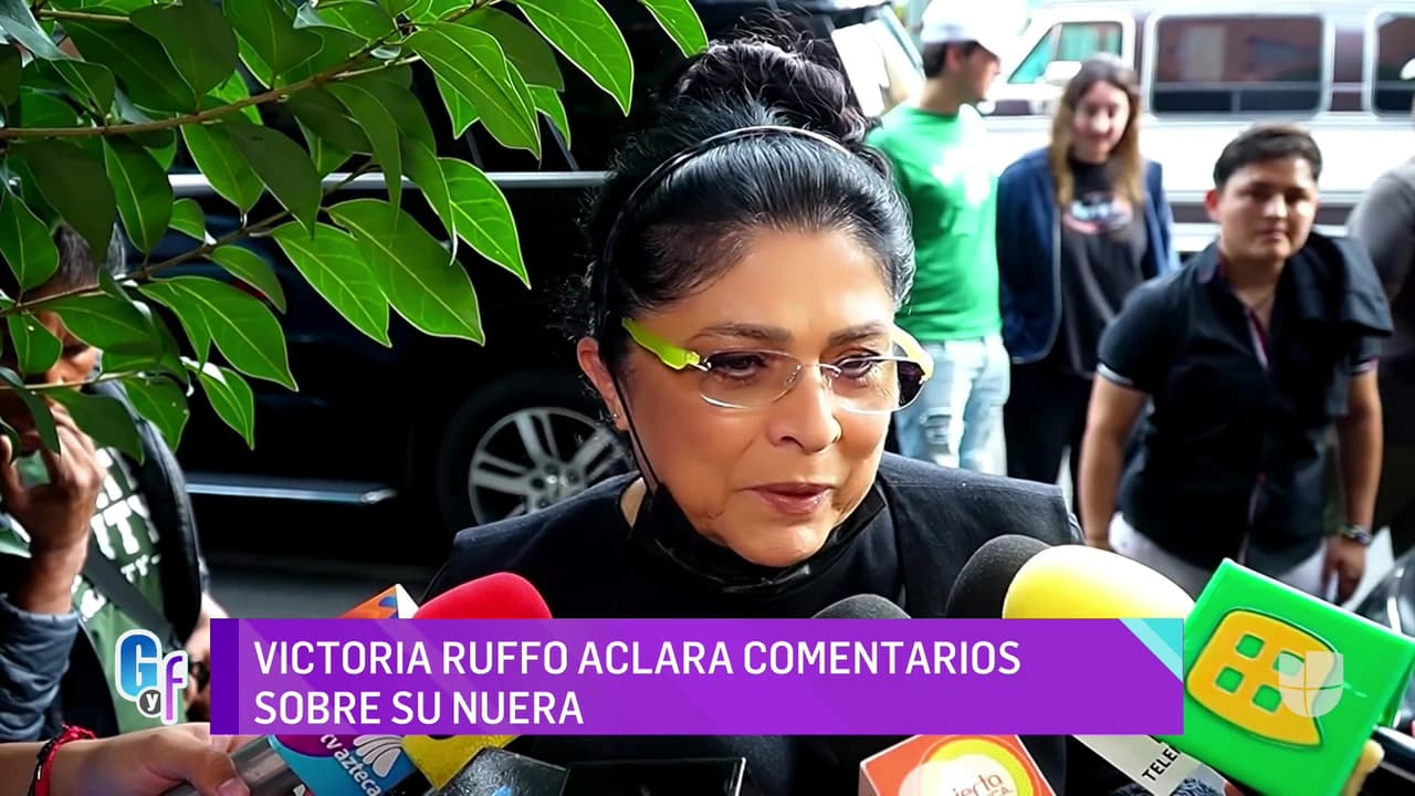 Victoria Ruffo se sincera sobre el vínculo que tiene con la pareja de su hijo