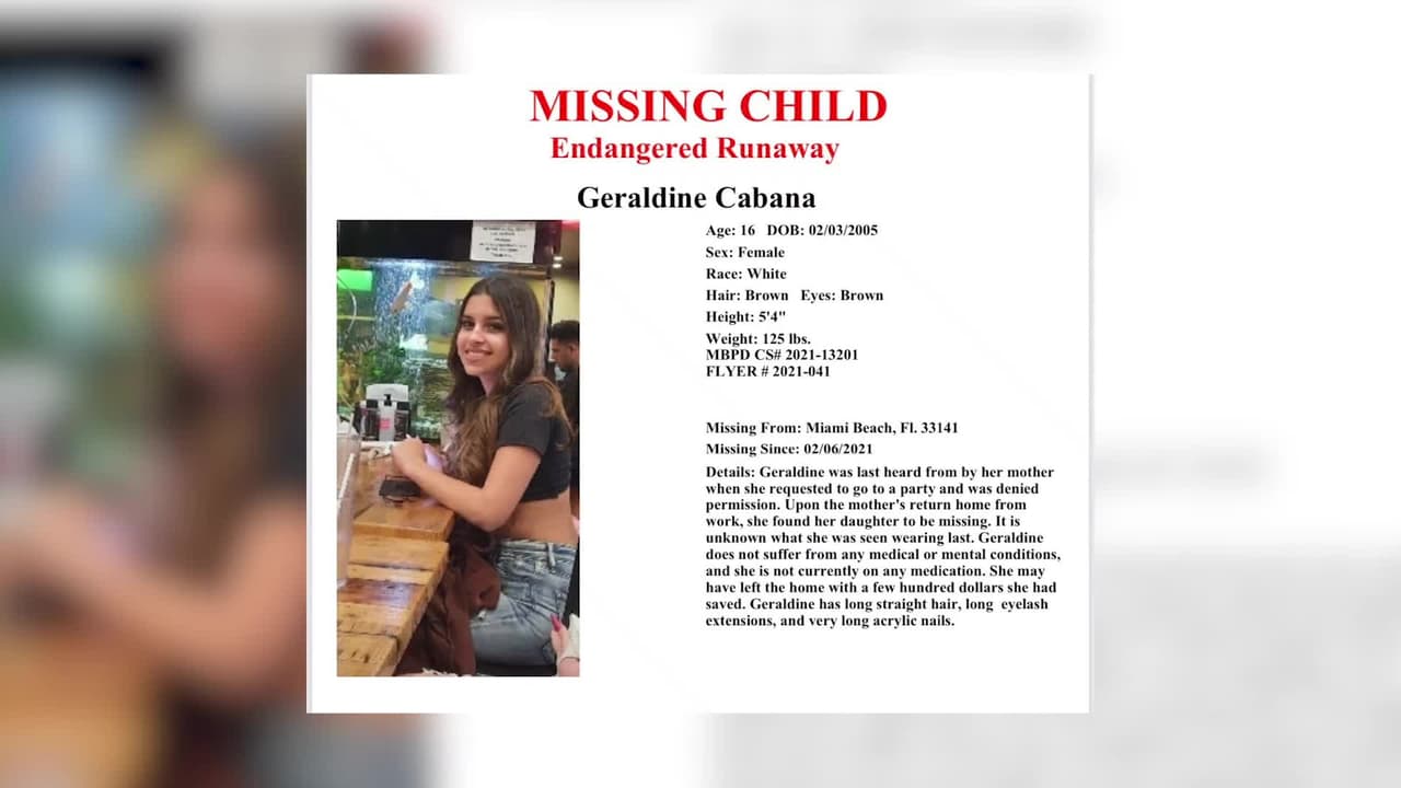 Policía busca a una adolescente perdida en Miami Beach