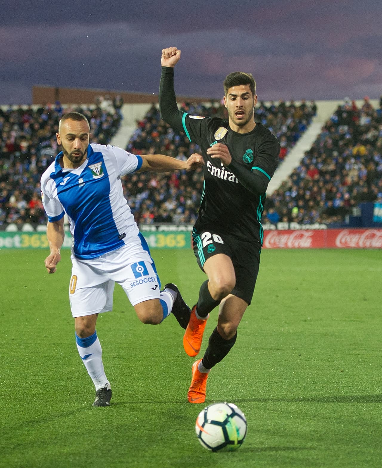 Los locales tenían la esperanza de repetir lo acontecido en los cuartos de final de la Copa del Rey.