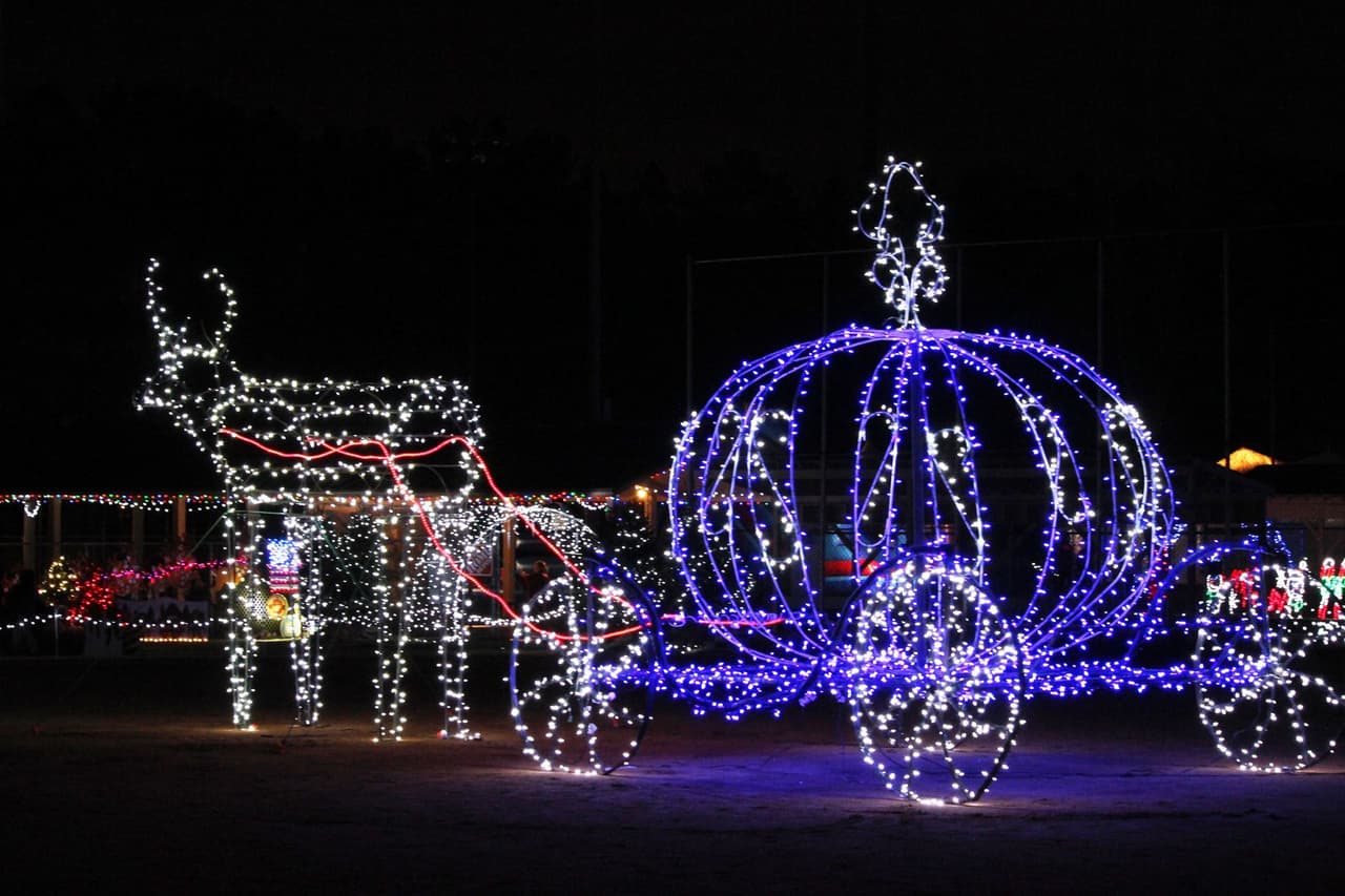 <b>Holiday Lights of Hope</b>
<br>
<b>Fechas</b>: 24 de noviembre al 30 de diciembre
<br>
<b>Lugar</b>: Hobgood Park. 6688 Bells Ferry Rd. Woodstock, GA
<br>
<b>Sitio web</b>:
<a href="https://holidaylightsofga.com/woodstock">https://holidaylightsofga.com/woodstock</a>
<br>
<br>Camina a través de una exhibición de más de 2 millones de luces, también habrá ventas, podrás visitar a Santa y más.
