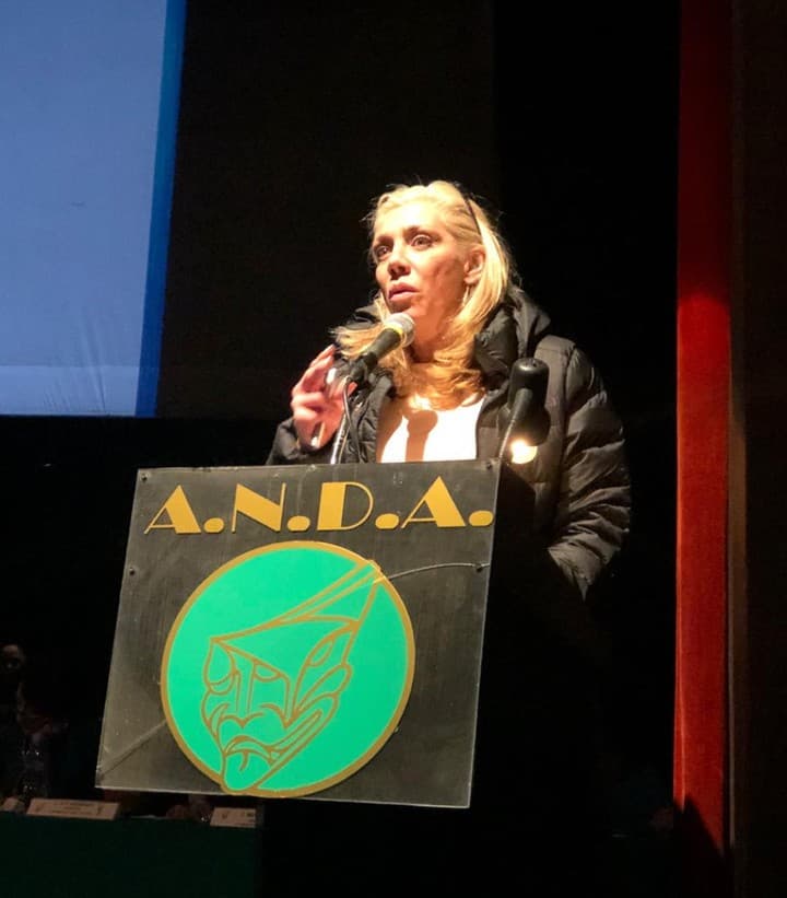 Quien fuera secretaria de Previsión Social de la ANDA, dijo que cuando era funcionaria del sindicato 
<b>fue víctima de acoso</b> "de varios de los compañeros que están aquí".