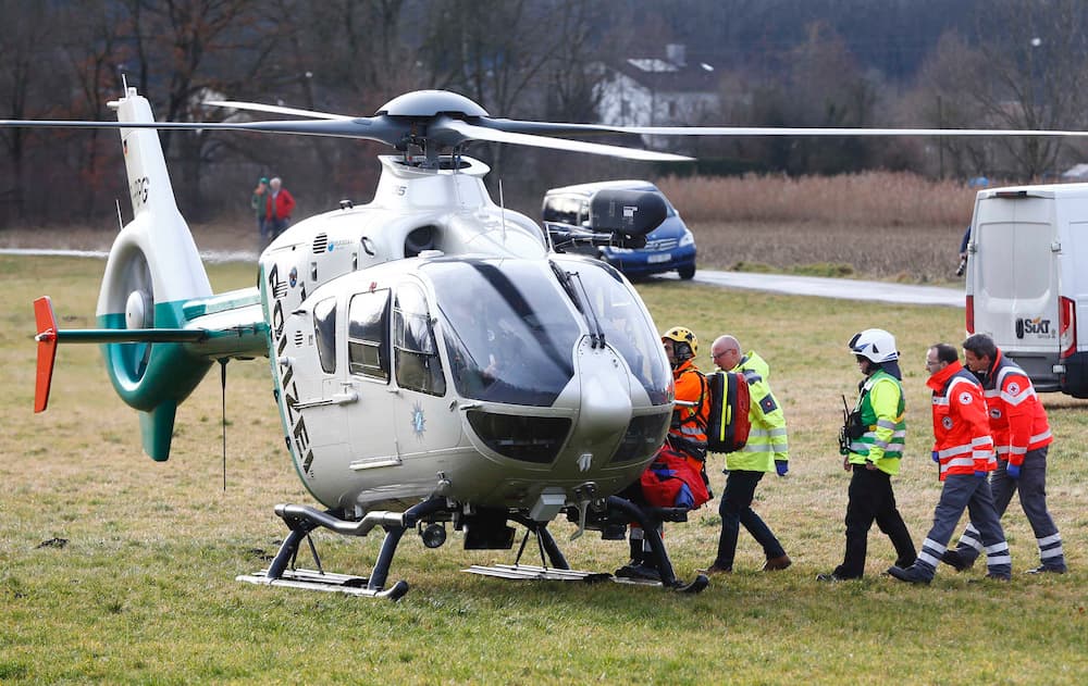 Helicópteros con rescatistas fueron enviados al lugar del accidente