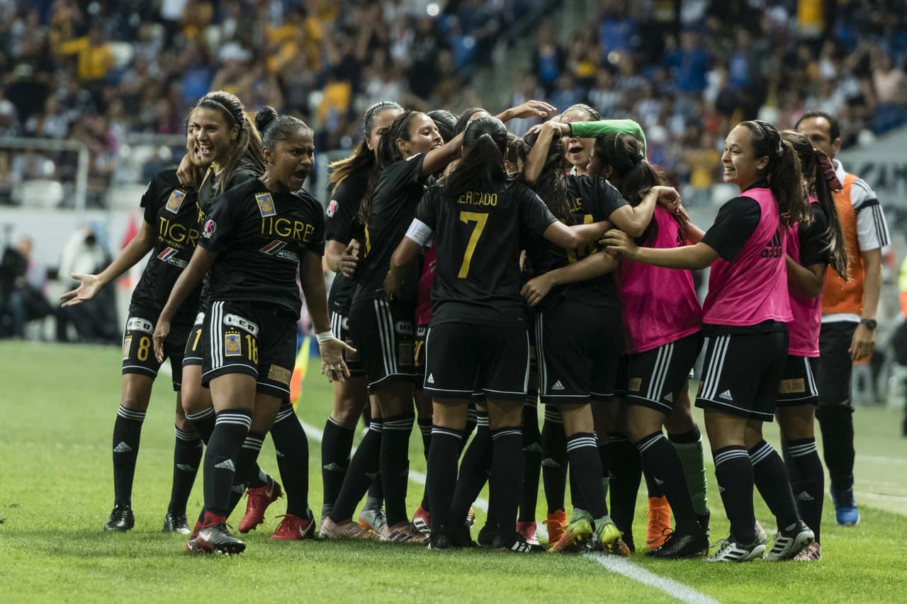 El segundo tanto de Tigres fue vía Katty Martínez a los 79'.