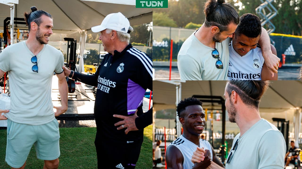 Gareth Bale visita al Real Madrid previo al amistoso ante Juventus