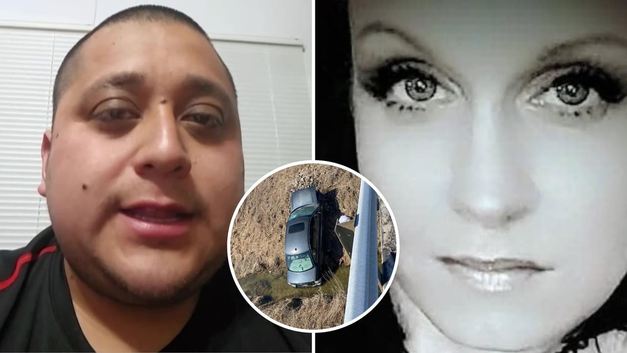 "Estaba gritando por auxilio": Trabajador latino salva a conductora que estuvo seis días atrapada con su auto en una zanja