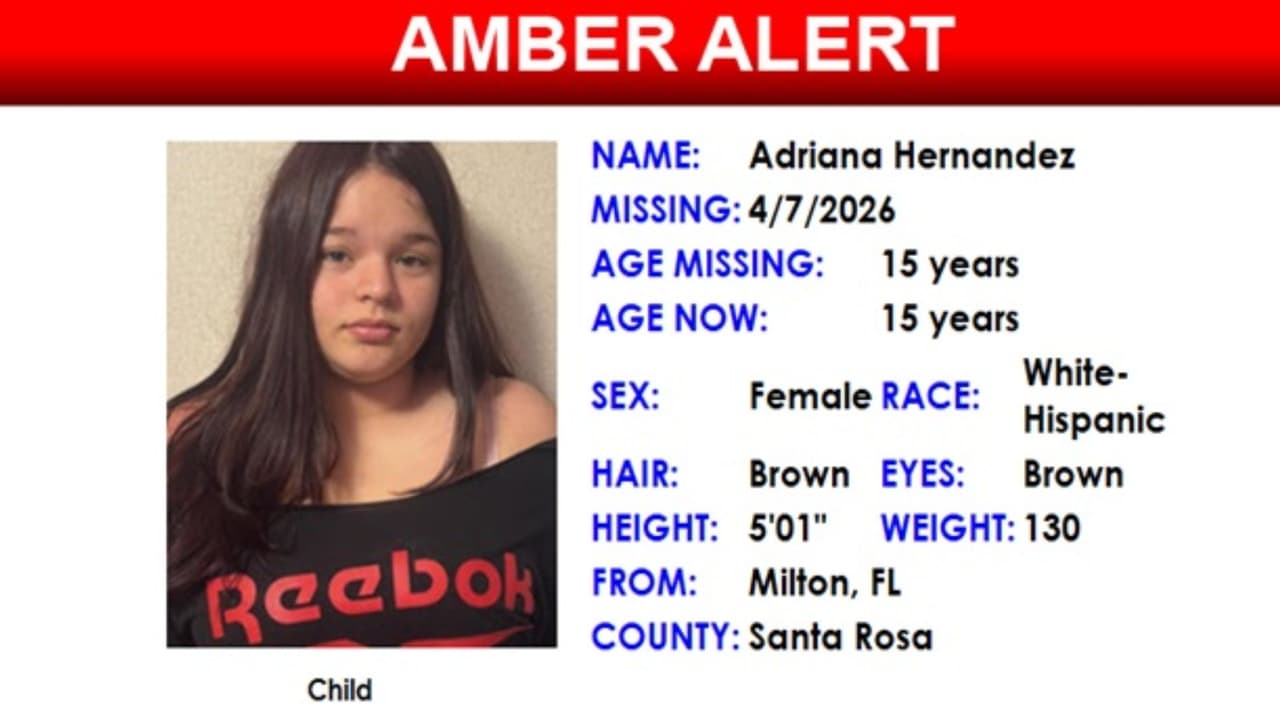 Adriana Hernández desapareció en Florida; se cree que la adolescente podría estar en Georgia