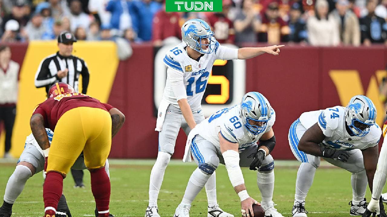 Resultados Semana 10 de NFL: Detroit aplasta a los Commanders